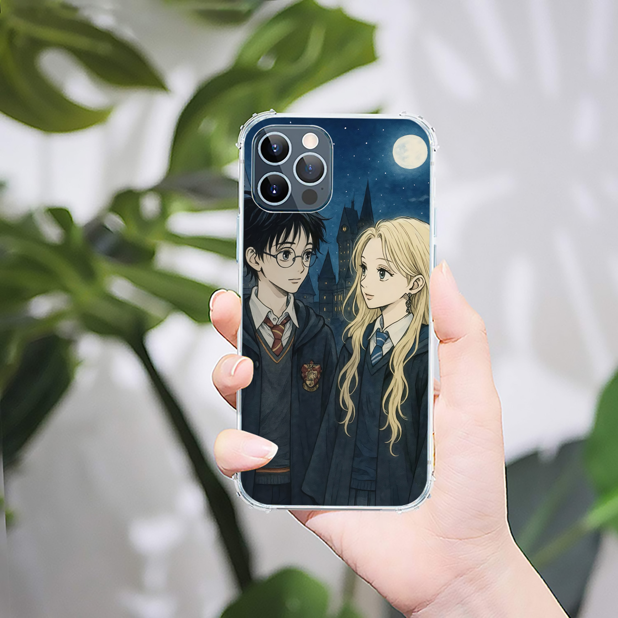（画像用） Harry Potter ハリー・ポッターシリーズ 【iPhone 12シリーズ対応】透明スマホケース（クリアソフトケース）